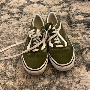 Vans Old Skool Olive Green/White